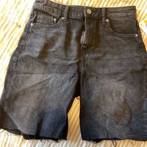 Grey Jean Shorts